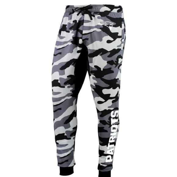 NFL Team Apparel New England Patriots Camo Jogger Pants #K - Picture 6 of 8